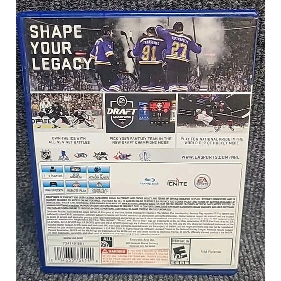 PS4 NHL 17 (Sony PlayStation 4, 2016) National Hockey League Tested - Picture 2 of 4
